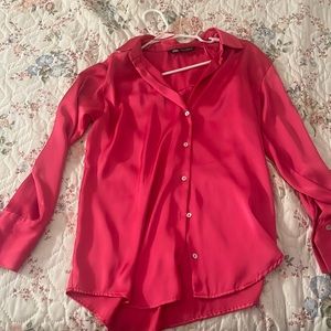 Fuchsia Blouse from Zara!
